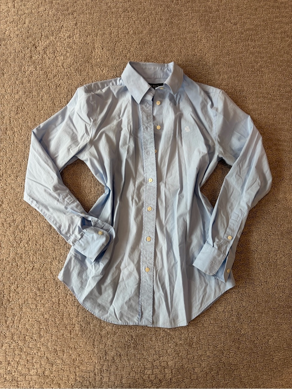 Lauren Ralph Lauren Light Blue Women's Button-Down Shirt